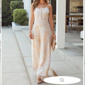 Vici Kauai Floral Lace Maxi Dress